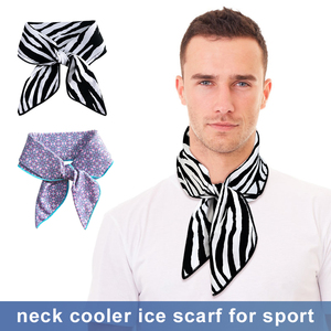 Zebra <b>Print</b> Gel Neck Wrap Hot Cold Therapy Stretchable Pain Relief Multi-Way Wear Custom Logo - Product Image 3