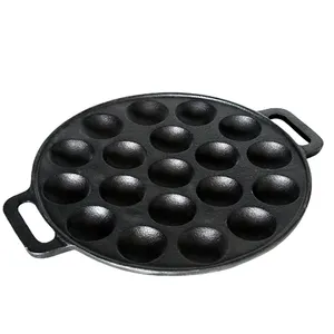 Gang aebleskiver Pan/ebelskiver Pan/lý tưởng cho mini bánh khuôn (19 lỗ)