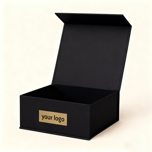 Custom Luxury Folding Magnetic Gift Box Foldable Magnet Rigid Cardboard Packaging for Clothing Shoes Candles - Product Image 1