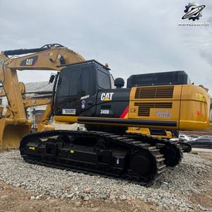 Excavatrice sur chenilles d'occasion CAT340D2L, 40 tonnes, godet de 2 m³, marque japonaise d'origine, grande taille, faible nombre d'heures, certifiée CE - Product Image 2