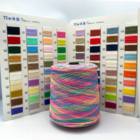 Fil hyperbolique recyclé écologique de haute qualité, 75 % acrylique, 25 % nylon, fil fantaisie à haute ténacité avec motif torsadé floral
