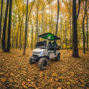 Voiturette de golf électrique pour terrain de paintball, 6 places, moteur AC 72V 7.5KW, batterie au lithium, pour jeux de scénario, kit de support de marqueurs - Product Image 1