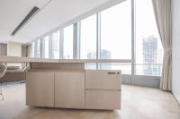Bureau de direction en bois contemporain de haute qualité, durable et écologique, poste de travail professionnel moderne, réglable