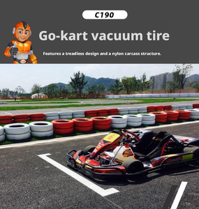 Pneu sans chambre à air CST C190 pour karting, haute qualité, neuf, 10X4.50-5 & 11X7.10-5 - Product Image 2
