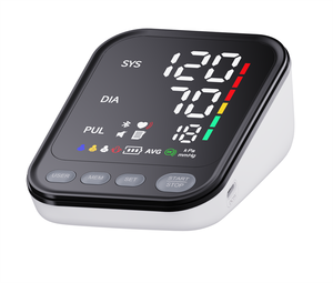 Máy đo huyết áp kỹ thuật số thông minh, độ chính xác lâm sàng, dùng tại nhà, có vòng đo huyết áp có thể điều chỉnh và nguồn điện. - Product Image 5