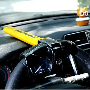 Verrouillage universel du volant de voiture <span class=keywords><strong>antivol</strong></span> robuste pour voiture/fourgonnette Verrouillage rotatif du volant de sécurité - Product Image 3