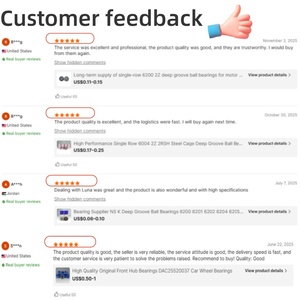 Bearing Bola Kecepatan Tinggi Kualitas Tinggi 6203 6403 6404 6405 6406 2Z/2RS1 Bearing Bola Alur Dalam - Product Image 6