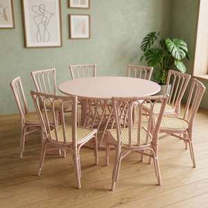 Wholesale pink Party Table and <b>Chair</b> Set for <b>Children</b>. Made From Natural Woven Rattan Table and <b>Chair</b> Set for Parties, Birthdays - Product Image 3