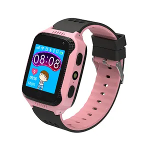 Children Touchscreen SOS GPS Smartwatch Kids Smart Watch 2G GSM SIM Card Electronic Camara Watches WristbandためAndroid IOS