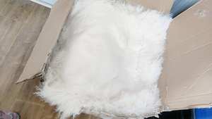 Productos de piel de animales Cojines de piel de cordero mongol Almohadillas de asiento de piel de oveja tibetana de lana larga - Product Image 5
