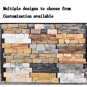 Groothandel Gele Leisteen Culturele Steen Buitenmuurbekleding Steenwandpanelen - Product Image 3
