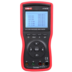 UNI-T UT267B Automatique Numérique 3 <span class=keywords><strong>Triphasé</strong></span> <span class=keywords><strong>Pince</strong></span> Multimètre VA Voltammeter Ampèremètre Compteur D'énergie w/Séquence de Phase Testeur Instruments - Product Image 4