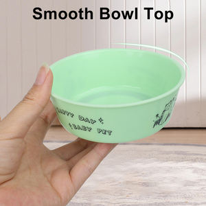 Mangkuk makanan hewan peliharaan, mangkuk anjing kucing logam Stainless Steel dapat dilepas untuk makanan air dan kering - Product Image 5