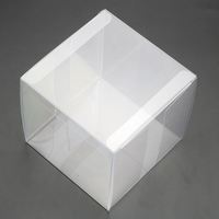 Boîte pliante en acétate en vente chaude, boîte d'emballage en plastique transparent personnalisée pour gâteaux, boîte en PVC transparente, boîtes cadeaux en plastique PET