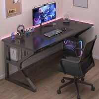 Bureau d'ordinateur ergonomique convertible à prix de gros, poste de travail gaming au design moderne