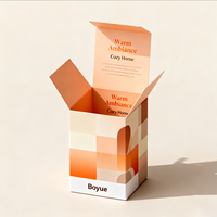 Boîtes à savon de luxe en papier rose avec logo personnalisé de haute qualité