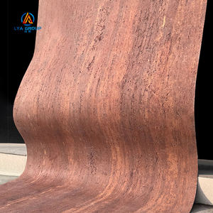 Panneaux muraux en pierre flexible 3D en pierre naturelle MCM, revêtement mural en pierre flexible de 3 mm, effet travertin extérieur - Product Image 3