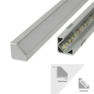 Custom LED Aluminum High Output Led Light Aluminum Channels Led Profiles Aluminum Channel For Led Light Strip