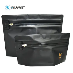 Smell Proof Mylar Bags Custom Smell Proof Child Resistant Plastic Zipper Lock Child Proof Mylar Bag Discreet Packaging