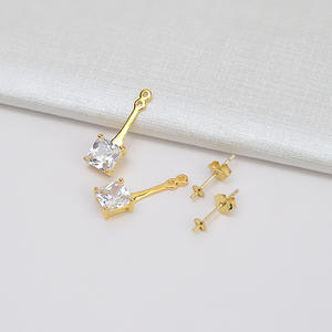 Wenchi Women's Trendy S925 <b>Silver</b> Earhook <b>Earrings</b> with 9-13 <b>Pearl</b> Brass DIY Accessories Tray Semi Finished 15989 - Product Image 1