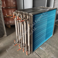 Bobine de climatisation avec tube en acier inoxydable et ailettes en aluminium hydrophiles pour système CVC