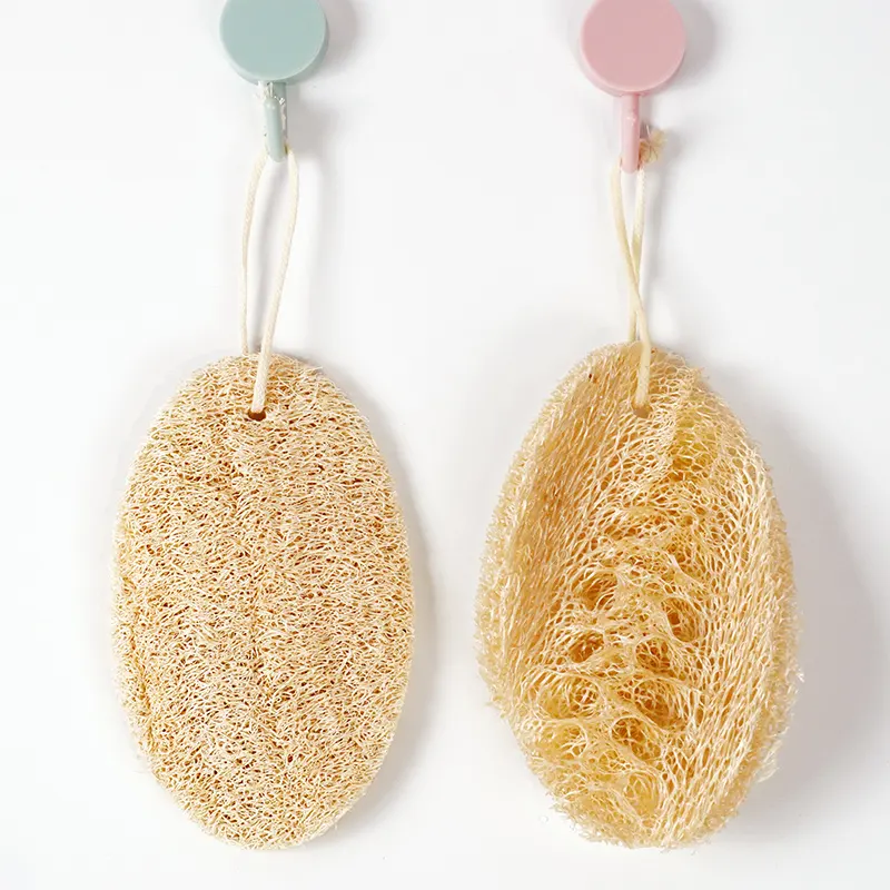 Высококачественные ломтики Luffa/Loofah, отбеленная мыльница, отшелушивающая душевая ванна, натуральная мочалка