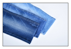 Nhà Máy Sản Xuấ<span class=keywords><strong>t</strong></span> Sợi 9.3 OZ Chấ<span class=keywords><strong>t</strong></span> Lượng Cao Nhuộm Số Lượng Lớn Vải Denim Cotton Co Giãn Giá Cho Quần Jean Nữ - Product Image 6
