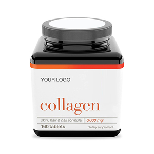 Venta al por mayor de Colágeno Hidrolizado antienvejecimiento 6000mg suplemento nutricional dietético tabletas belleza vitamina suplemento de colágeno múltiple - Product Image 1