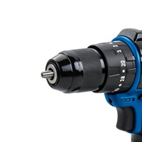 Perceuse à percussion sans fil 20V, moteur sans balais, couple maximal 50N.m, 2 vitesses, mandrin sans clé 10mm, batterie lithium-ion, lumière LED pour le bois et le métal