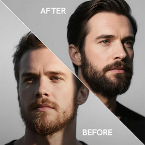 OEM ODM toptan erkek sakal yağı 30ml anti-beardruff parlak büyüme hiçbir sülfat/Paraben anti-bukle geliştirmek güçlendirir - Product Image 4