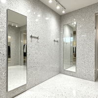 Dalle de terrazzo épaisse résistante à l'usure, revêtement de sol en terrazzo fait main pour la conception intérieure d'hôtels et d'appartements de luxe