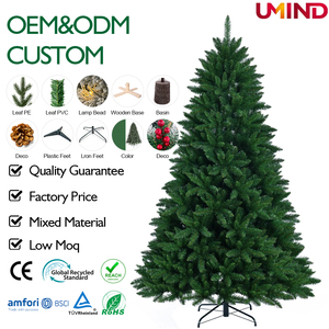 Arbre de Noël artificiel en PVC large et épais grande décoration de Noël Natale Arbol De Navidad Arvores De Natal - Product Image 1