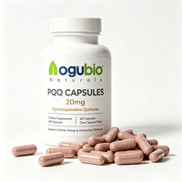 Capsules de PQQ 20mg, Complément Alimentaire en Capsules Dures, Produit Fini pour la Vente en Gros, OEM, Marque Privée, Capsules de PQQ