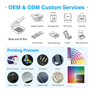 Scatola di Lusso Personalizzata con Coperchio e Base per Cravatte da Uomo e <span class=keywords><strong>Donna</strong></span>, Confezione Regalo Rigida Premium in Carta per Marchi di Lusso - Product Image 4