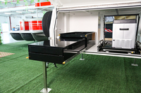 Ecocampor OEM ODM disponible, auvent de camionnette double cabine personnalisé pour pick-up de taille moyenne 4x4 avec rangement et tente de toit