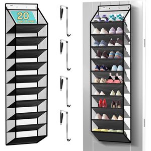 10 Tier Hanging <b>Shoe</b> Rack 33x15x85cm Heavy Duty Behind Door Storage For <b>Shoes</b> - Product Image 1
