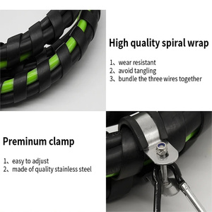 15ft <strong>3</strong> in 1 ABS Power Air Power Brake Line Hose Wrap <strong>7</strong> <strong>Way</strong> Electrical Cable Assembly for Semi Truck Trailer Tractor <strong>Parts</strong> - Product Image 5