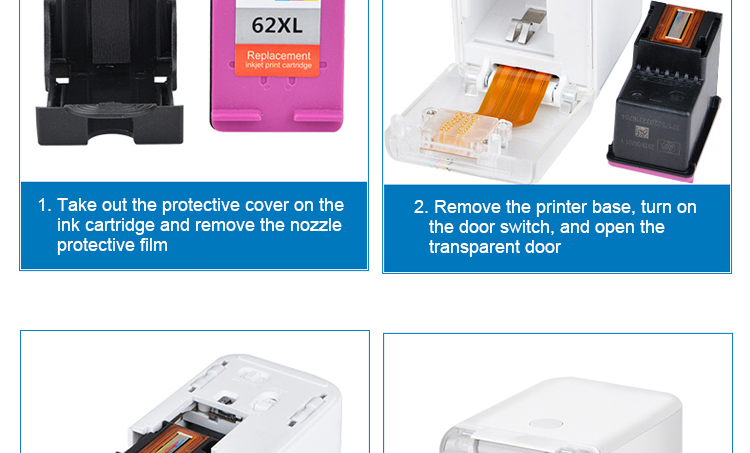 Handheld Full Color Bakery Printer Mini edible printer for cake food chocolate pattern and date printing with edible cartridge