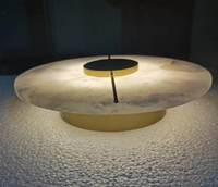 Applique murale LED moderne en laiton de style nordique avec marbre