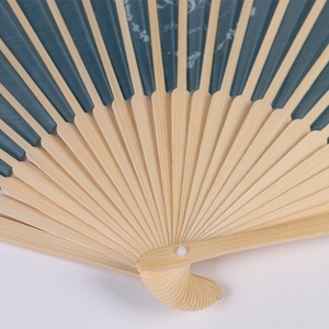 21cm Flat Bamboo Wholesale Customized Folding Hand <strong>Fan</strong> Bamboo Crafts