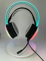 Casque de jeu filaire à prix compétitif avec LED RGB, prise USB et prise jack 3,5 mm, haut-parleur de 50 mm pour joueur PC