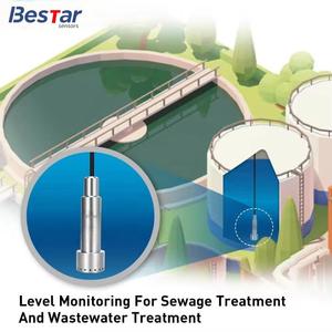 جهاز إرسال مستوى المياه للخزانات الصرفية من الفولاذ المقاوم للصدأ 316LSS، اختيار شائع، RS485+0-5V 0~10V، مستشعر مستوى الحليب OEM، سعر جهاز إرسال مستوى المياه - Product Image 5