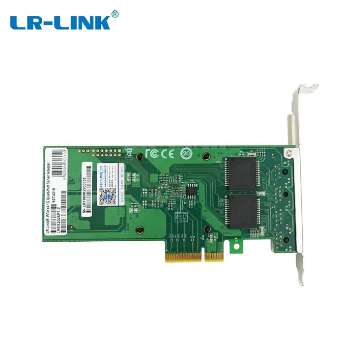 Factory Direct Sale LRES2025PT PCIe Network Interface Card 4-Port RJ45 Copper Network Card