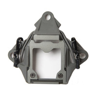 Casque tactique en aluminium Monture NVG Carénage élastique modulaire pour caméra de sport NVG factice Accessoires pour casque