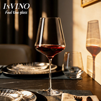 Ensemble de verres à vin en cristal sans plomb, 24 pièces, gobelets à vin rouge classiques, capacité de 720 ml, durables, lavables au lave-vaisselle, qualité supérieure pour la maison et le bar