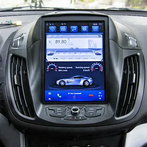 Lecteur vidéo de navigation Écran Tesla 10,4 pouces Autoradio pour <span class=keywords><strong>Ford</strong></span> <span class=keywords><strong>Kuga</strong></span> C-max Escape 2013 2015 2018 Android 13 Unité principale CarPlay GPS - Product Image 1