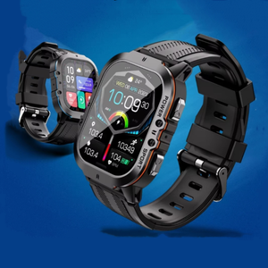 Reloj inteligente deportivo OEM C26 BT AI Asistente de voz Rastreador de ejercicios 1ATM Reloj deportivo de lujo a prueba de agua Llamada Ritmo cardíaco Oxígeno <span class=keywords><strong>en</strong></span> <span class=keywords><strong>sangre</strong></span> - Product Image 1