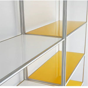 Estantería y Exhibidor de Acero Inoxidable de Múltiples Niveles, Estilo Moderno y Sencillo, para <span class=keywords><strong>Pasillo</strong></span>, Mueble para el Hogar Personalizable - Product Image 6