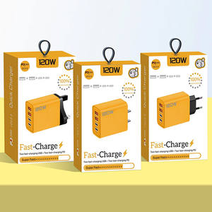 Cargador de Pared al por Mayor de 120 W, USB + Tipo C, Cargador Rápido Gan Pd, 5v2a, Enchufe Europeo, Estadounidense y Británico, Qc3.0, Cargador de Teléfono Móvil para Computadora Portátil y Teléfonos Inteligentes - Product Image 2