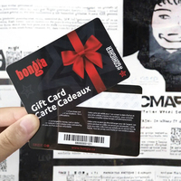Tarjeta de Código QR y Código de Barras Personalizada CLF CLF-C260402, Impresa en UV, Laminada con Película Magnética de Plástico, con PVC, para Regalos y Fidelización